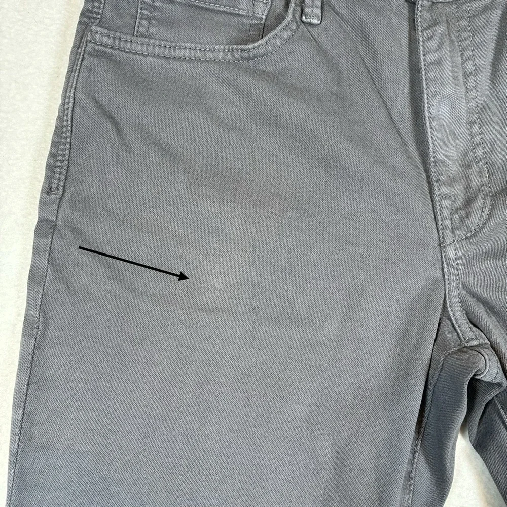Joes Jeans The Asher Mens 32x31 Gray Jeans Denim Soft Stretch Slim tailored READ
